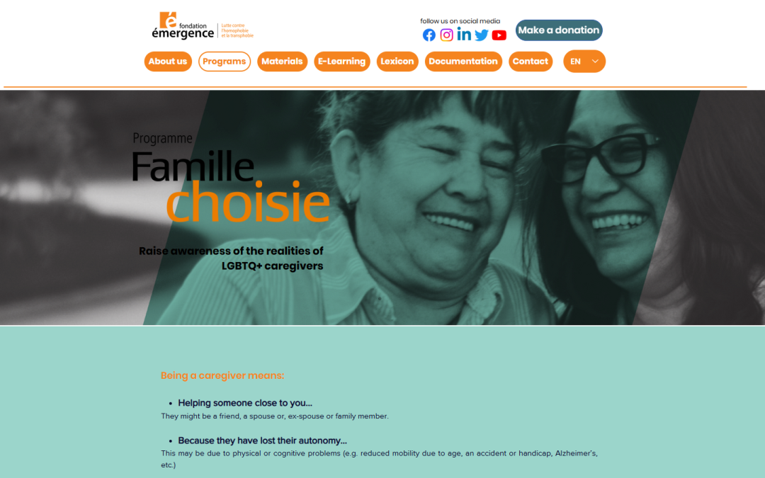 Fondation Émergence “Chosen Family” program